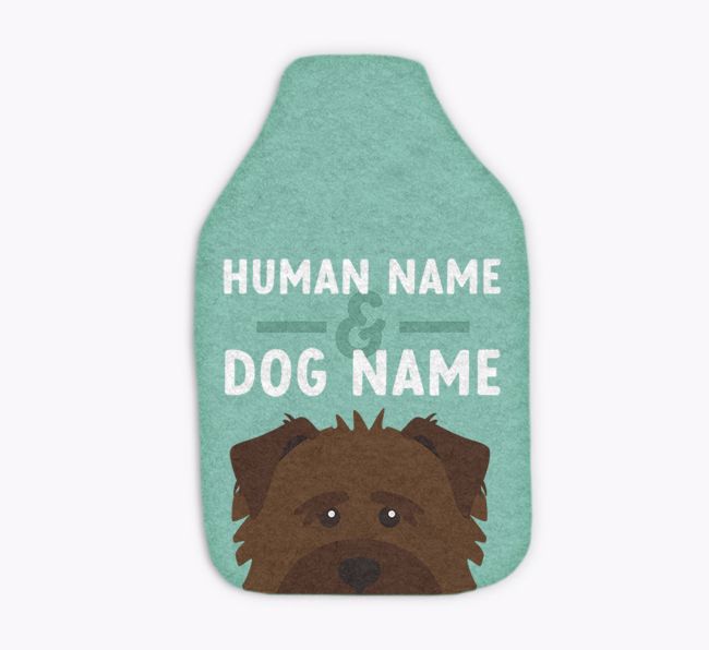 Human and Dog Names: Personalised {breedFullName} Hot Water Bottle